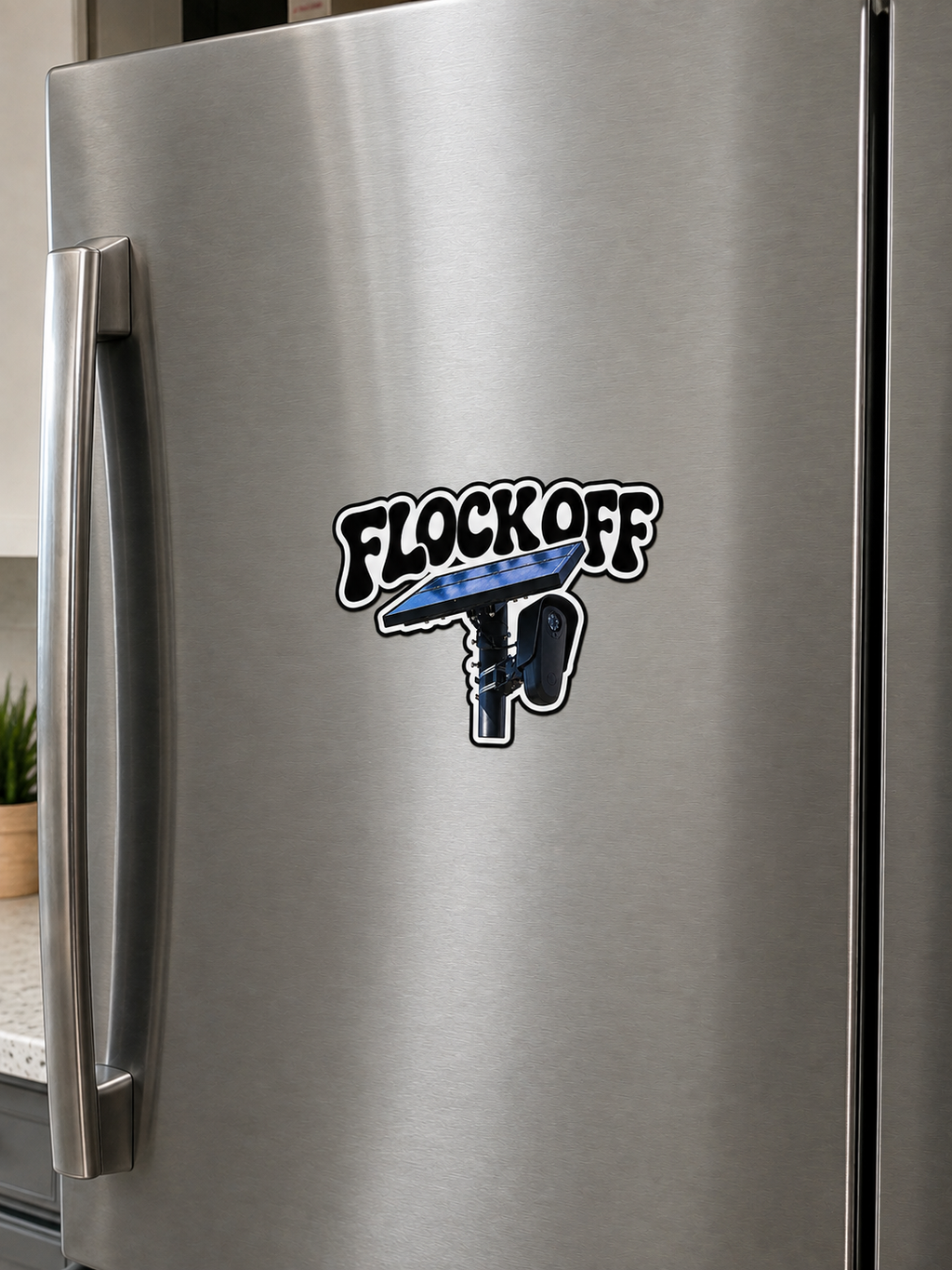 “FLOCK OFF” Magnet